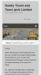 Mobile Screenshot of haidryhajj.com